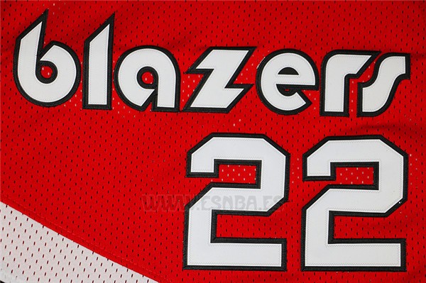 Camiseta Portland Trail Blazers Clyde Drexler #22 Retro Rojo